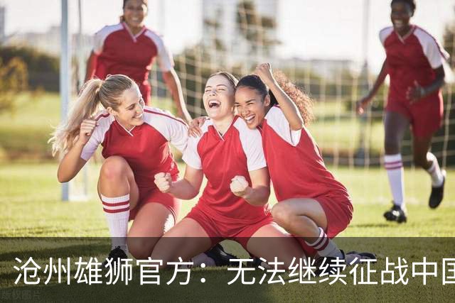 沧州雄狮官方：无法继续征战中国足球职业联赛